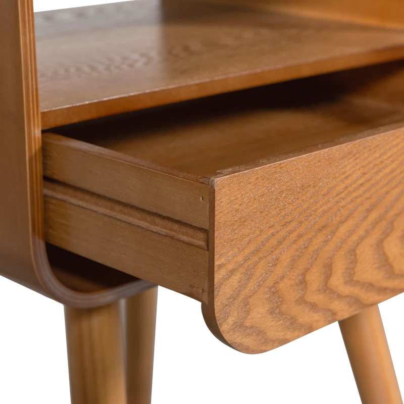 Nils nachtkastje/bijzettafel hout naturel