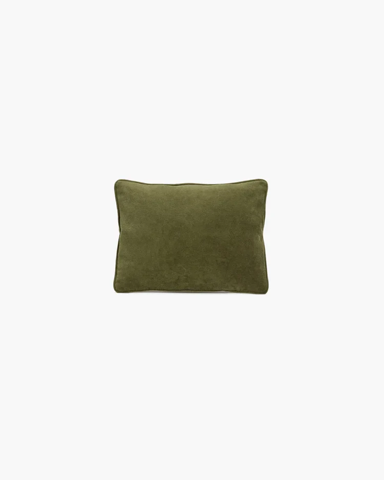 Coussin supplémentaire velours fougère Ono 1