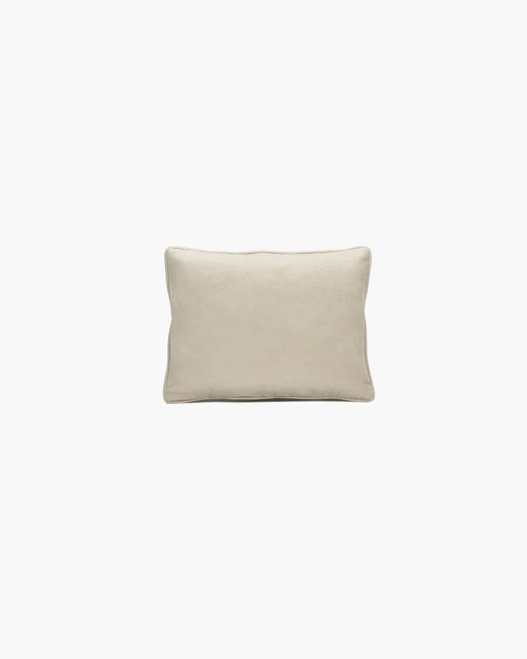 Coussin supplémentaire velours gris Ono 1