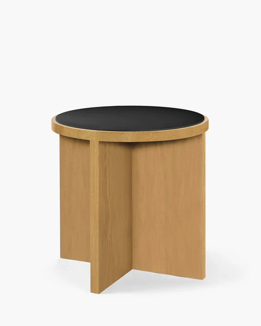 Table S chêne naturel/chêne noir Cici