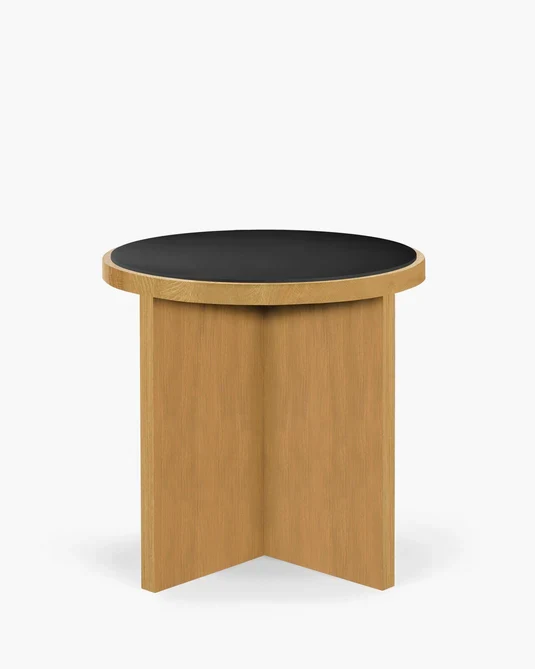 Table S chêne naturel/chêne noir Cici