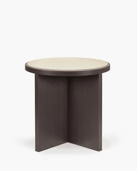 Table S chêne brun/canvas crème Cici