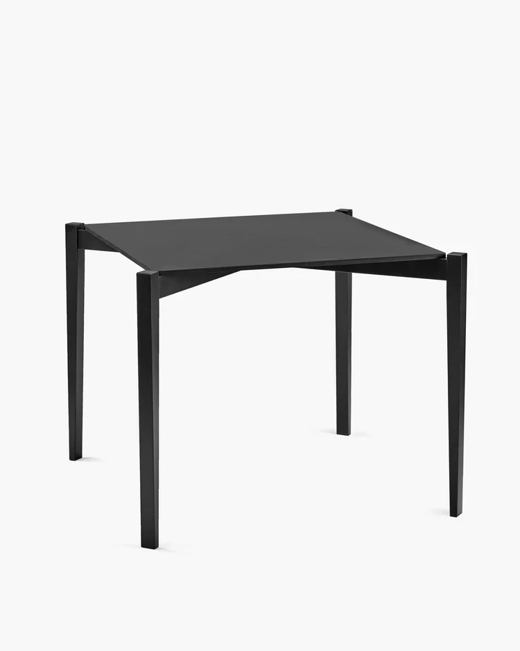 Table carré hêtre noir Eloïs