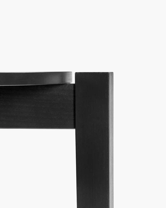 Table haut hêtre noir Eloïs