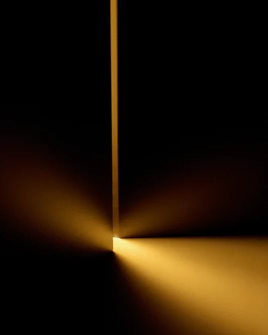 Table d'appoint avec éclairage LED noir Stella