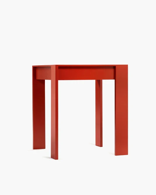 Table d'appoint hêtre rouge malé