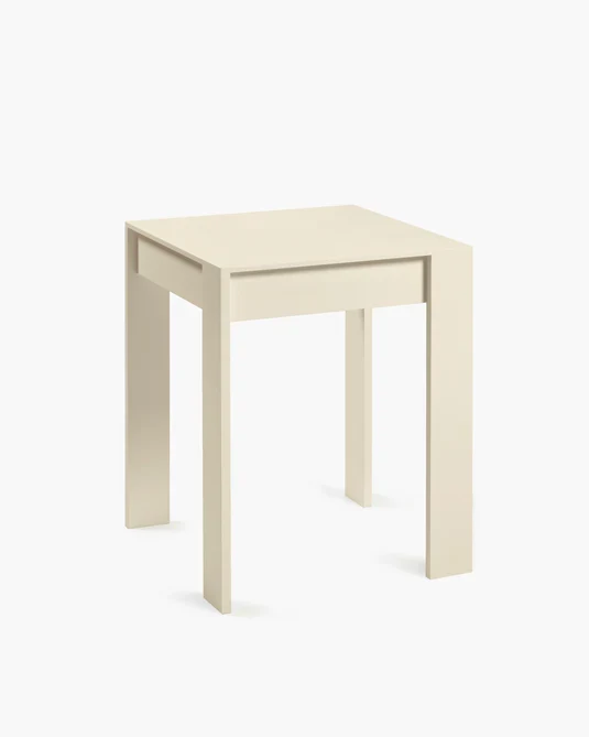 Table d'appoint hêtre creme malé