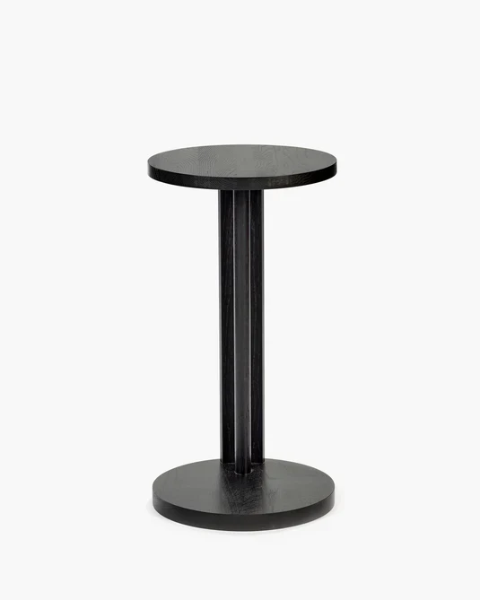 Table d'appoint L chêne noir Aura