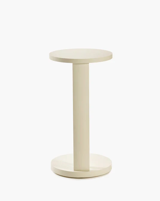 Table d'appoint L hêtre crème Aura