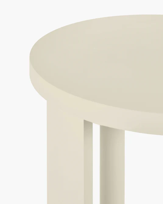 Table d'appoint L hêtre crème Aura