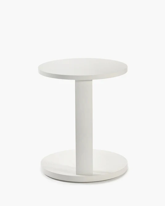 Table d'appoint basse hêtre crème Aura