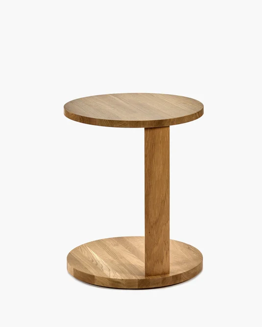 Table d'appoint basse chêne naturel Aura