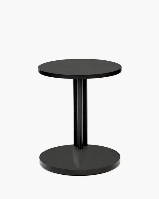 Table d'appoint basse hêtre noir Aura