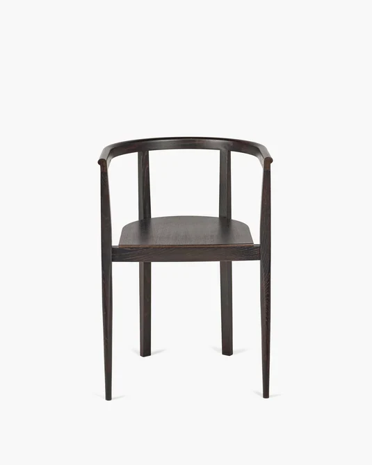 Chaise chêne marron Elé