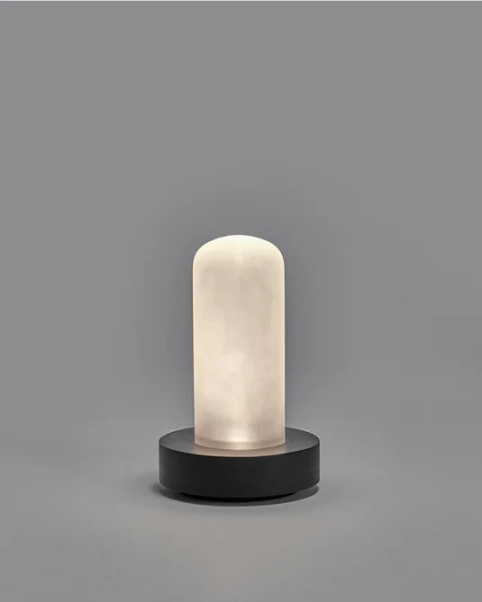 Lampe de table noir/blanc Lex