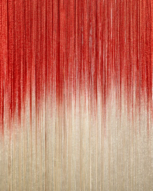 Suspension rouge/crème Rey 1