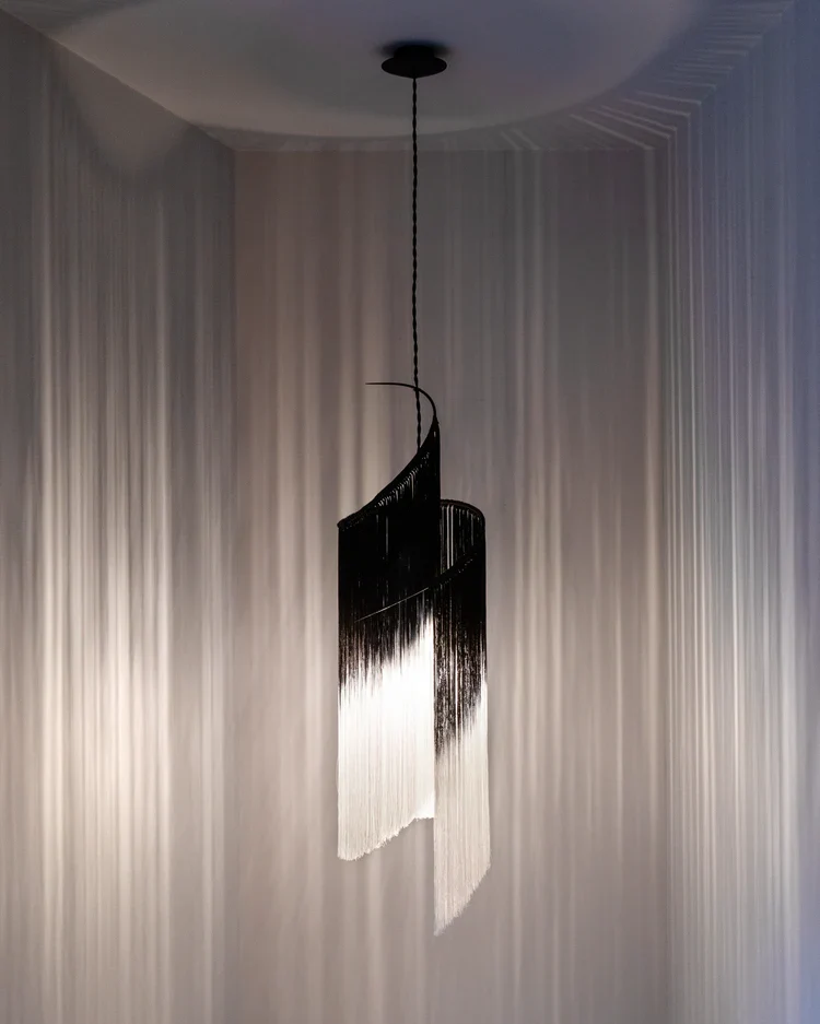 Suspension noir/blanc Rey 1