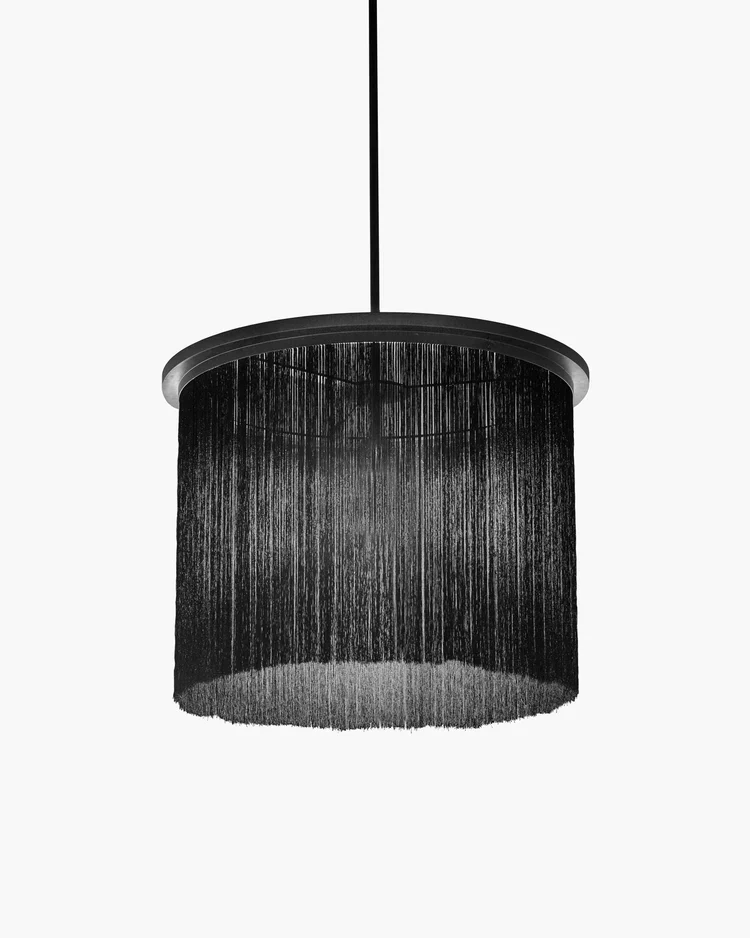 Lustre avec extension noir Wong