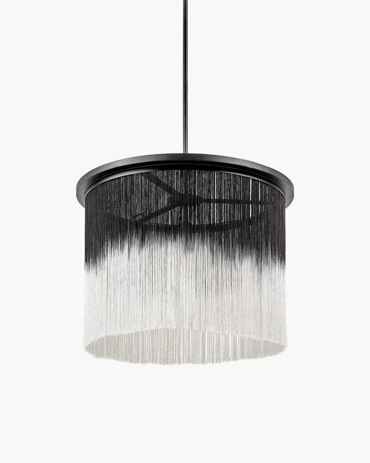 Suspension avec extension noir/blanc Wong