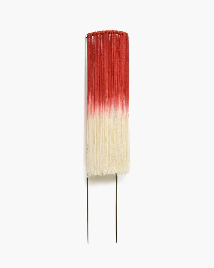 Applique rouge/crème Edo