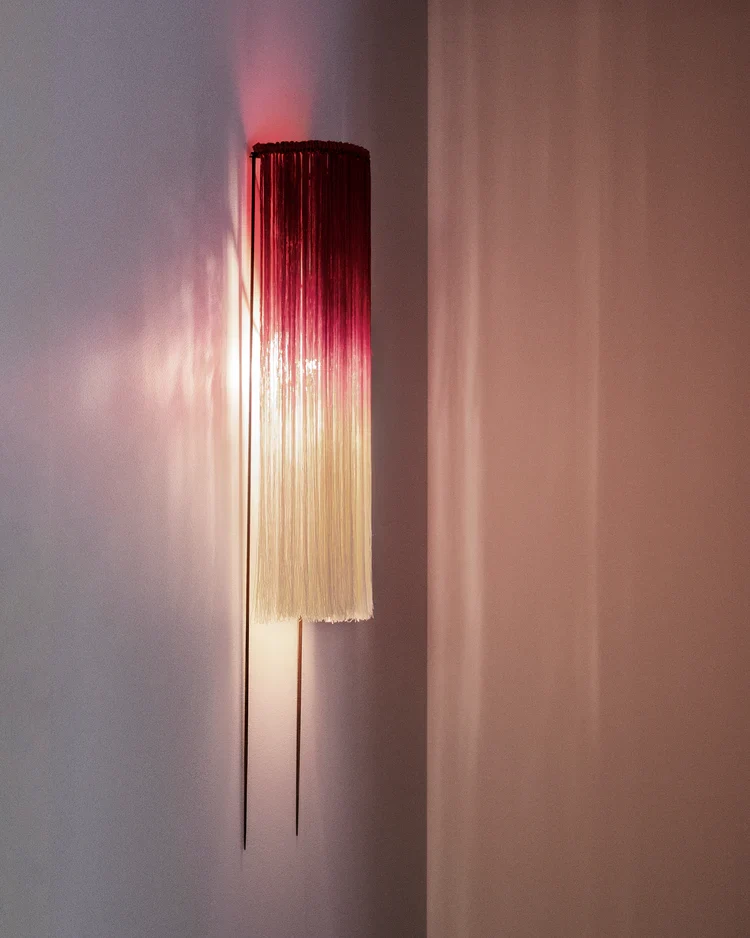 Applique rouge/crème Edo