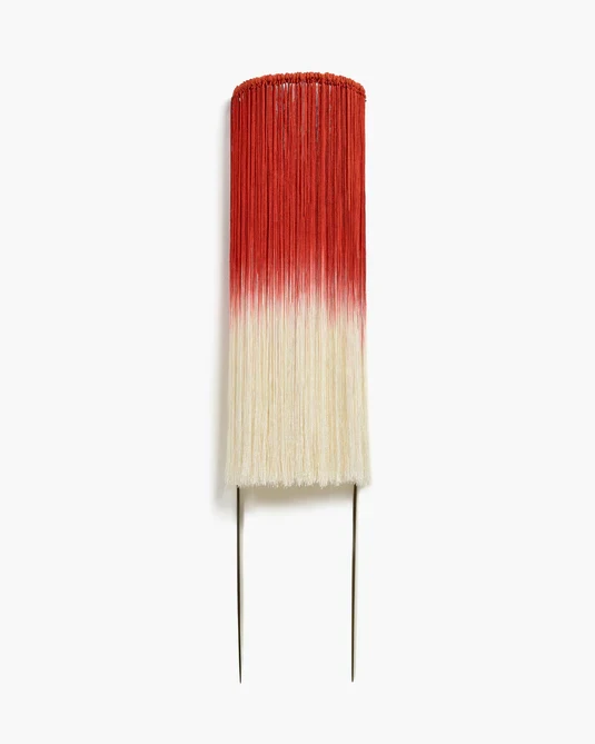Applique rouge/crème Edo