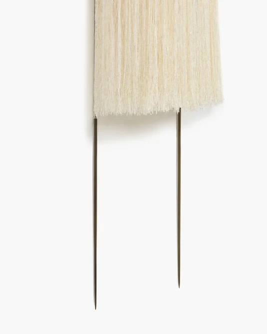 Applique rouge/crème Edo