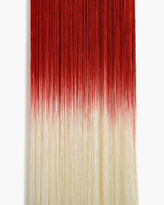 Applique rouge/crème Edo
