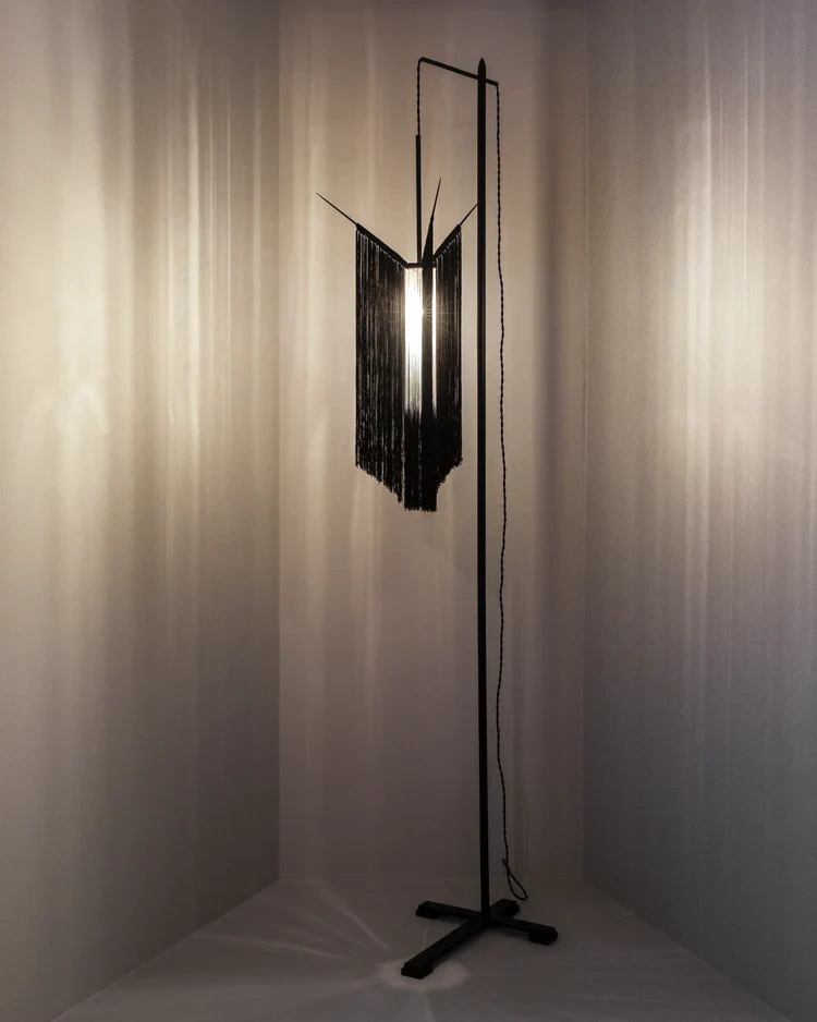 Lampadaire noir/blanc Chan 2