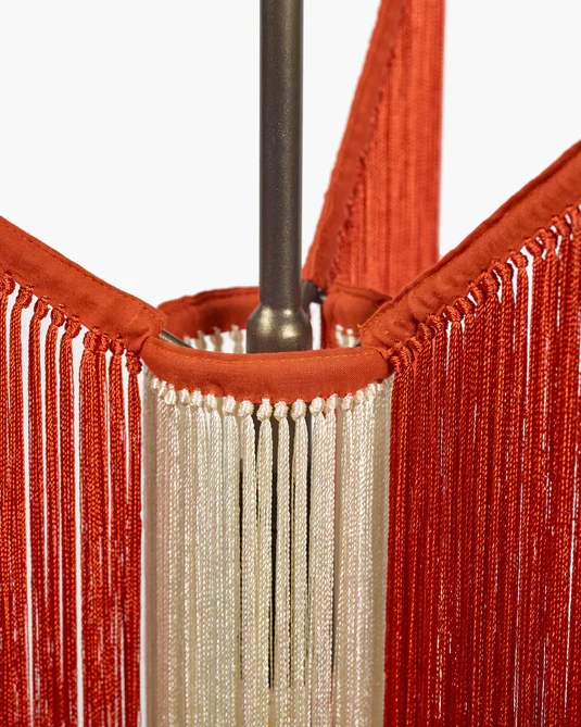 Suspension rouge/crème Chan 1
