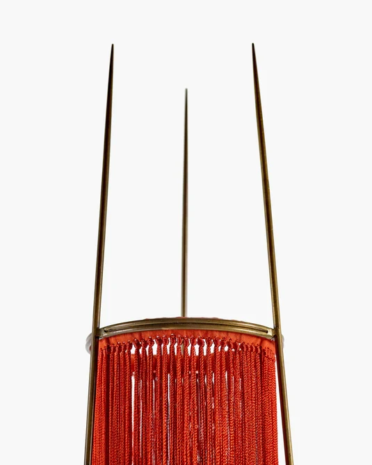 Lampe de table rouge/crème Kiki