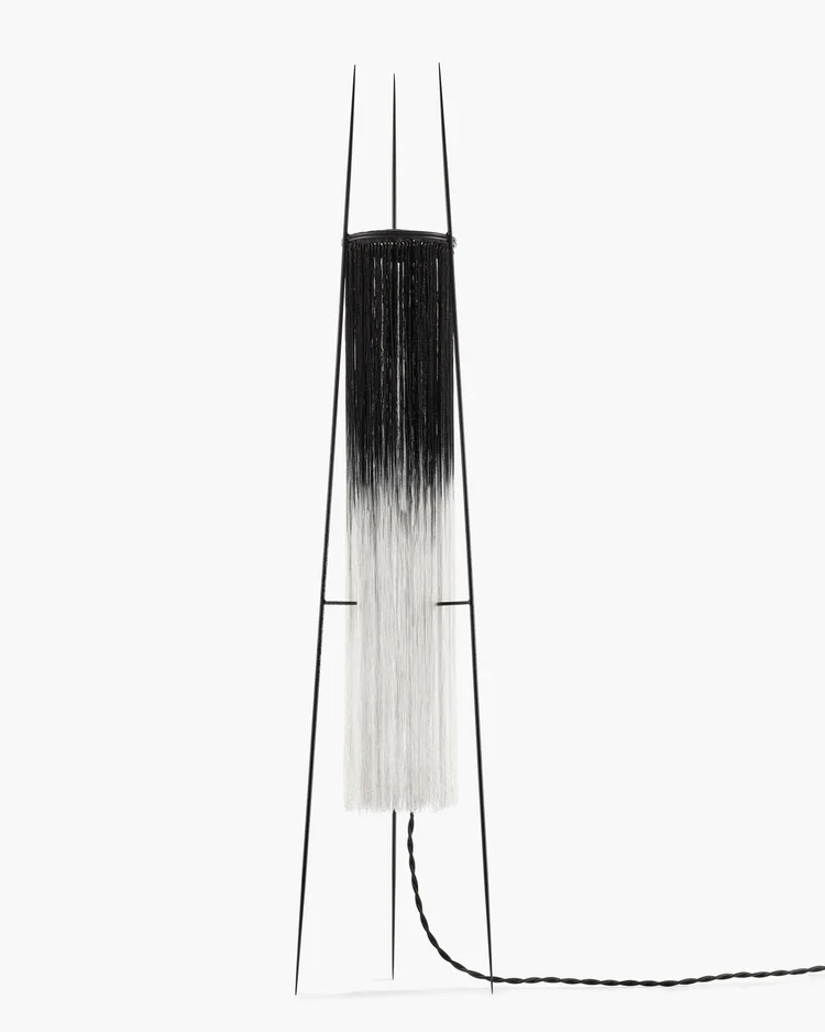 Lampe de table noir/blanc Kiki