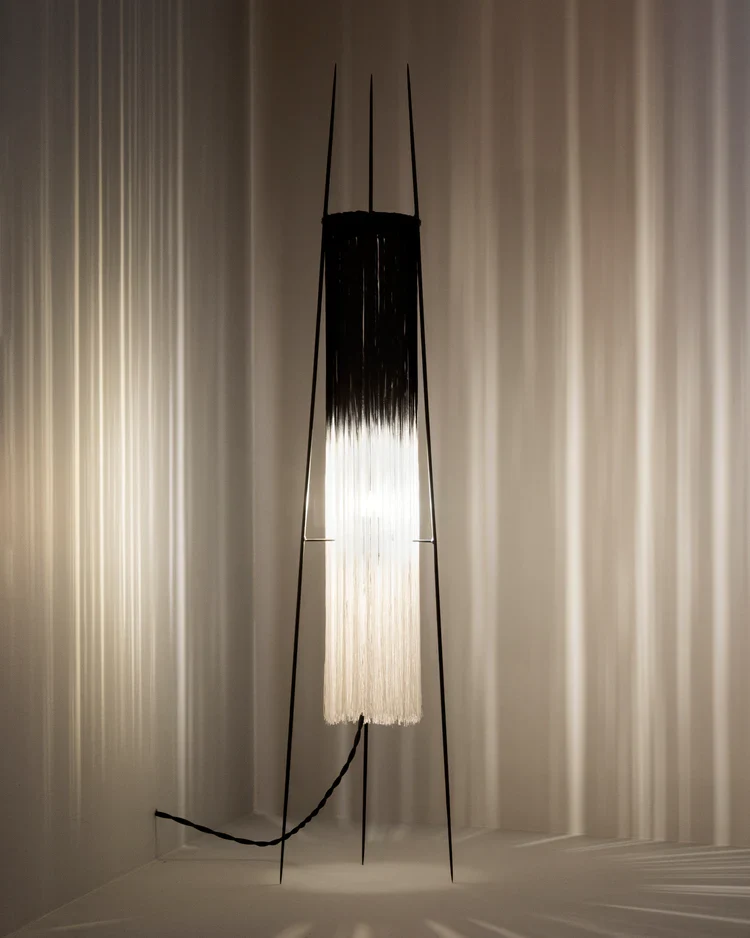 Lampe de table noir/blanc Kiki