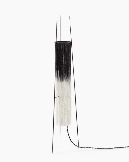Lampe de table noir/blanc Kiki
