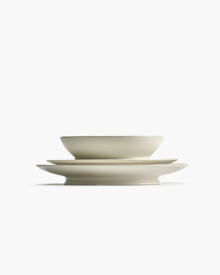 Bol à soupe blanc cassé Ra