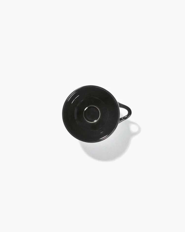 Tasse à expresso blanc/noir variation B Dé