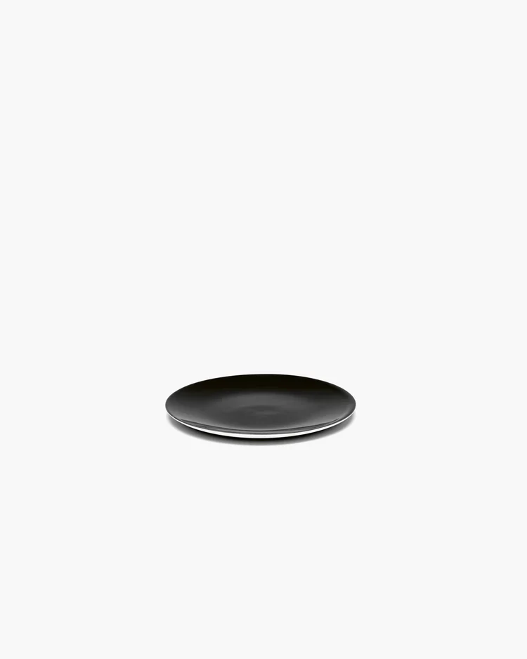 Assiette à dessert noir Dé