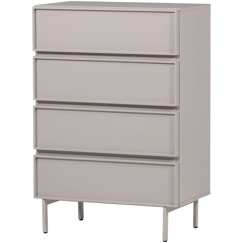 Tours ladekast 4 lades melamine/MDF zand