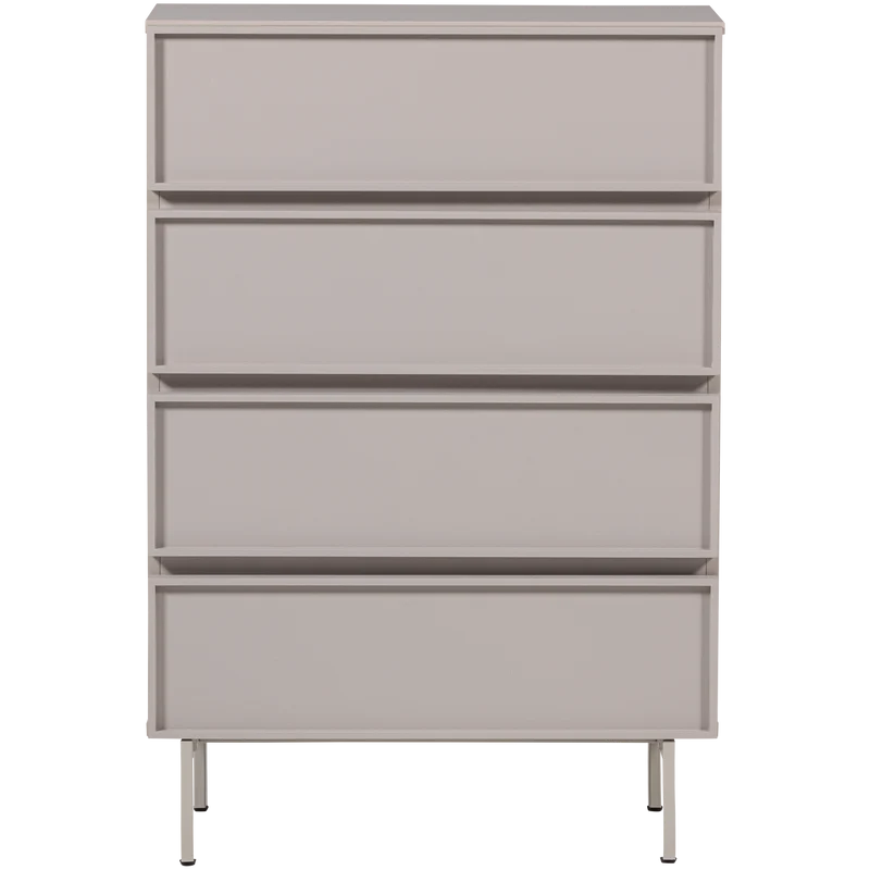 Tours ladekast 4 lades melamine/MDF zand