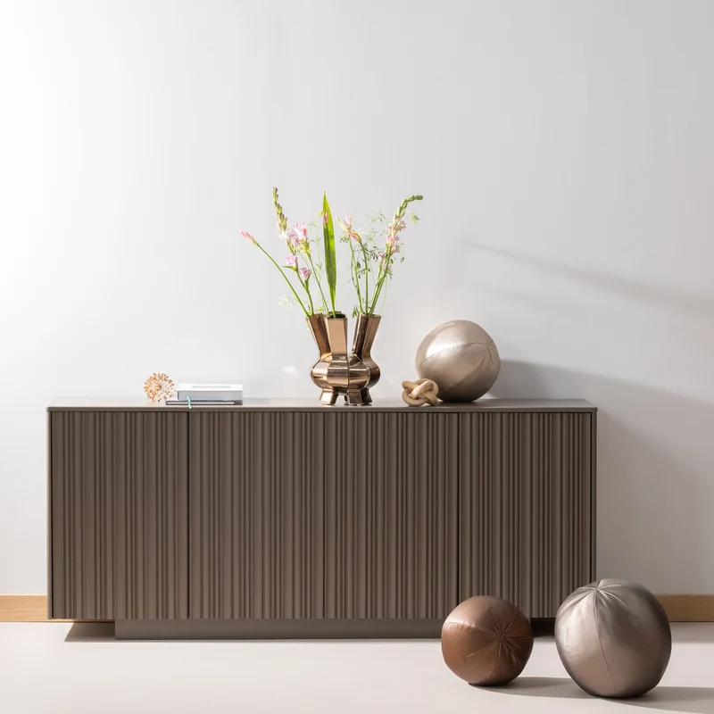 Nova dressoir 200 cm grenen truffel bruin