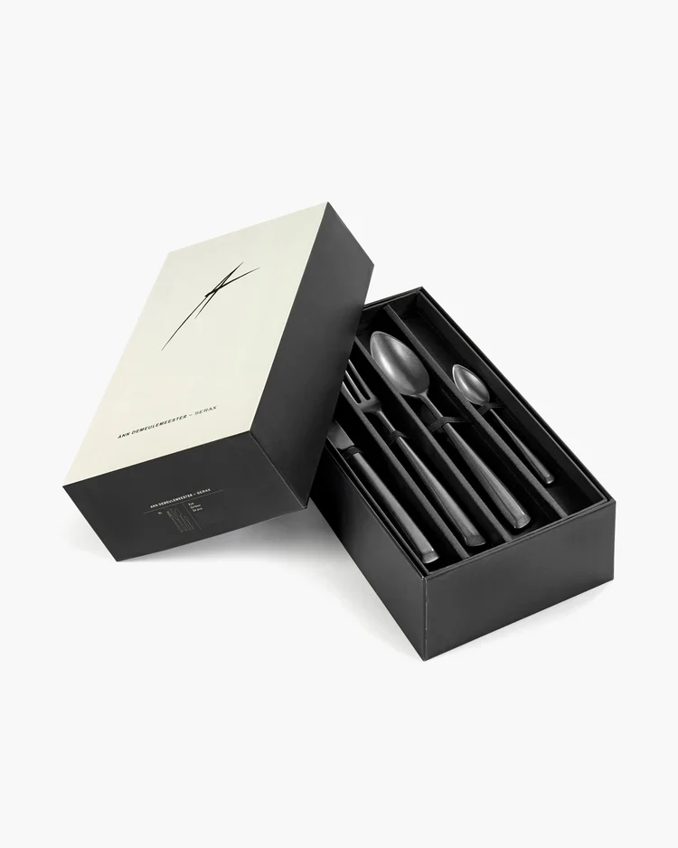 Set de 24 couverts Zoë Anthracite