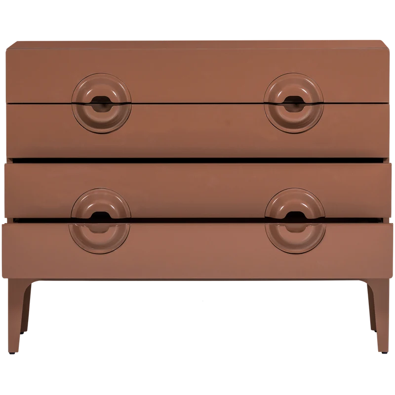 Merge ladekast oud roze
