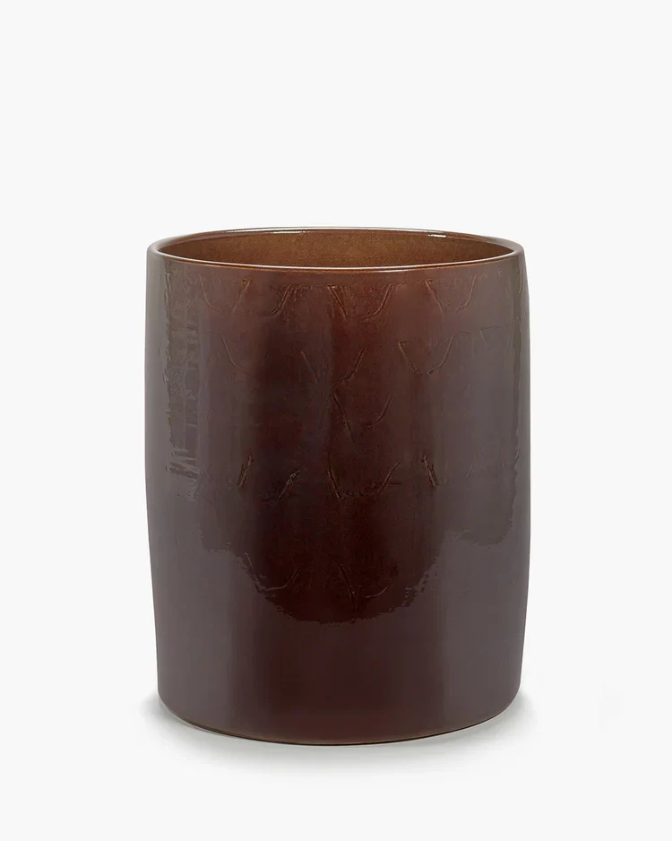 Pot de fleurs 08 Vaso Brun