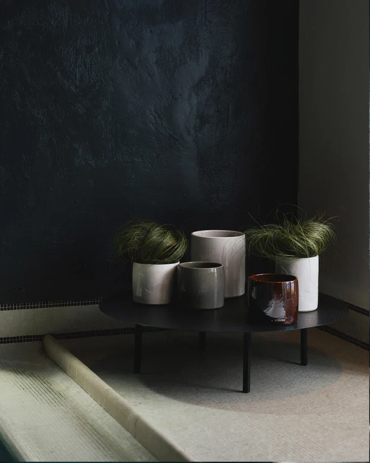 Pot de fleurs 01 Vaso Anthracite