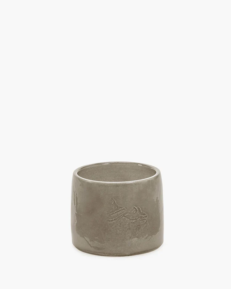 Pot de fleurs 01 Vaso Gris