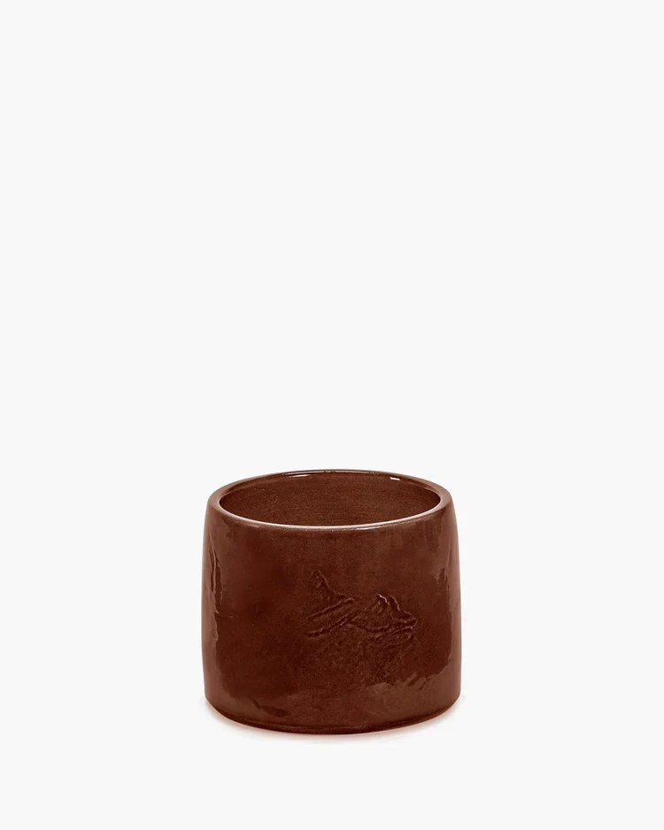 Pot de fleurs 01 Vaso Brun
