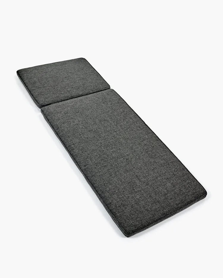 Coussin pour transat d'extérieur August Noir