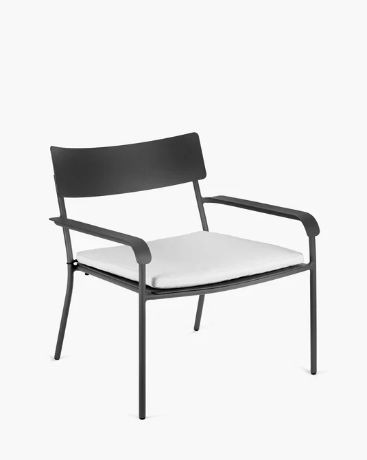 Coussin pour chaise lounge d'extérieur August Blanc