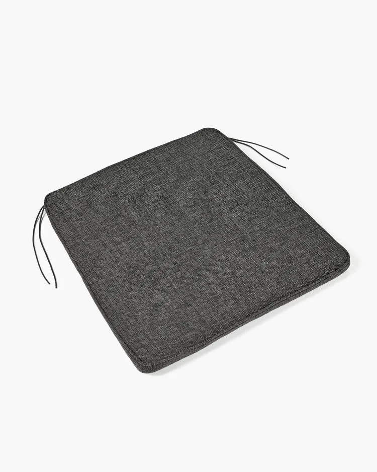 Coussin pour chaise lounge d'extérieur August Noir