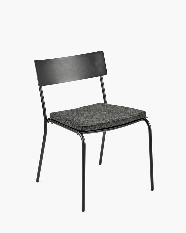Coussin M pour chaise d'extérieur August Noir